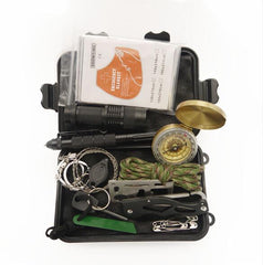 Multi-functional wild survival SOS equipment adventure kit