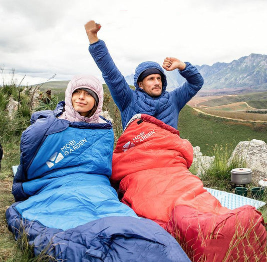 Sleeping Bag Mummy Outdoor Camping Thickened In Winter