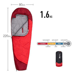 Sleeping Bag Mummy Outdoor Camping Thickened In Winter